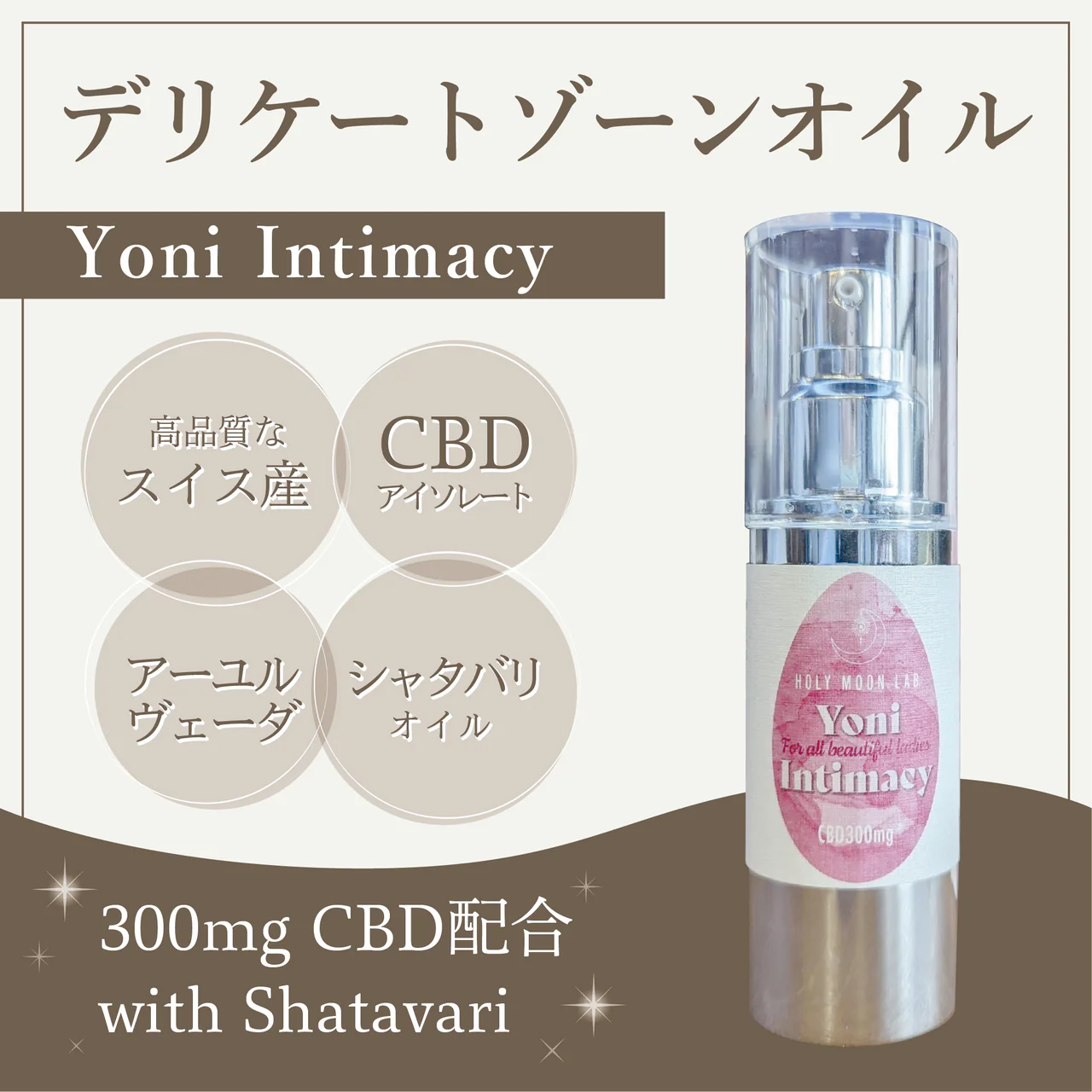 CBD配合デリケートゾーンオイル